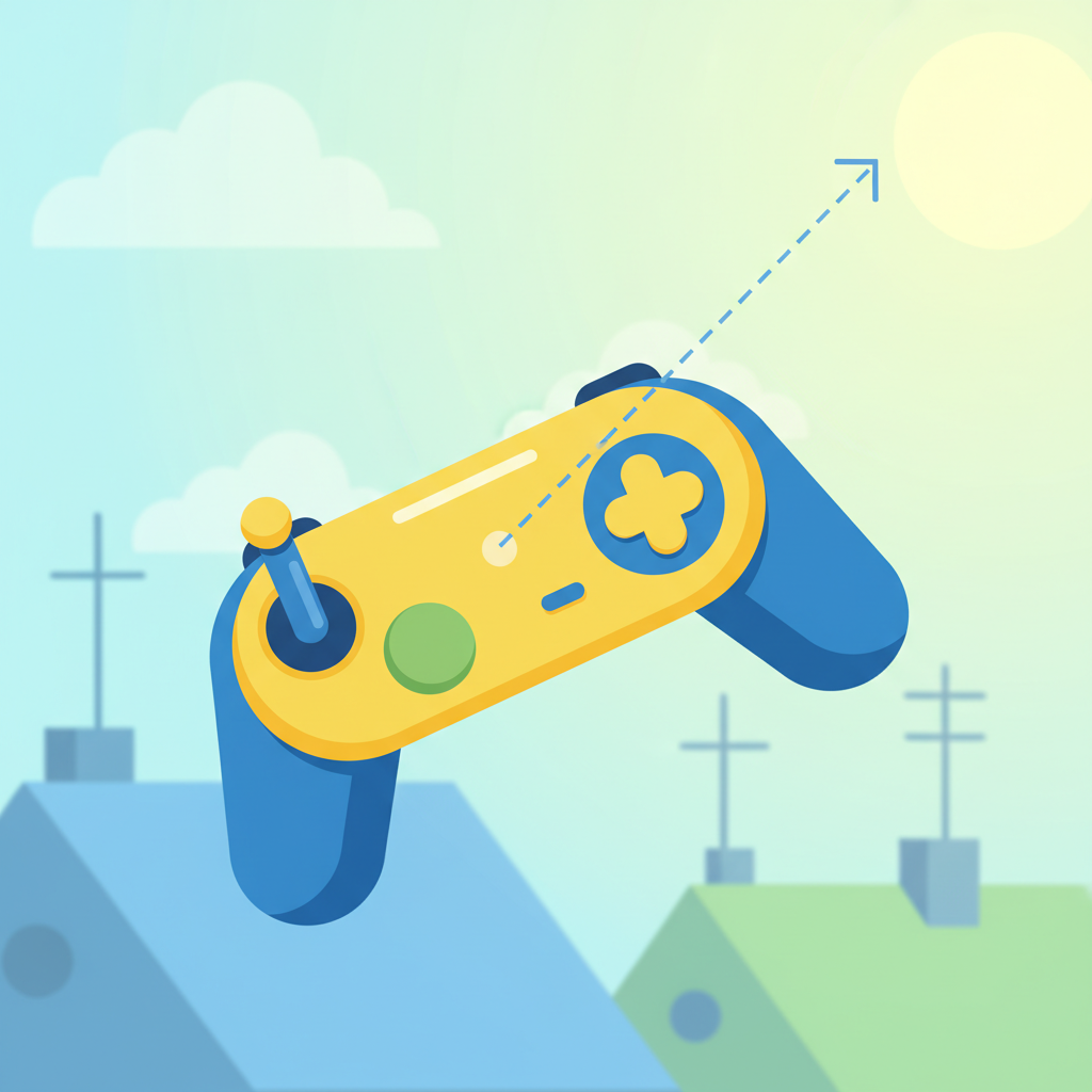 Rooftop Snipers Unblocked controls and aiming illustration.