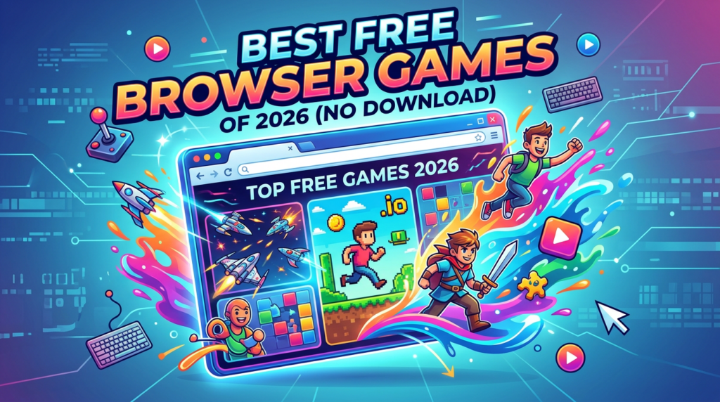 Thumbnail best free browser games of 2026 no download