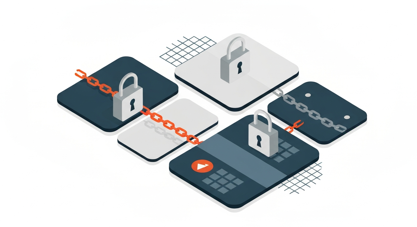 {'section': 'Why Are Some Action Games Blocked Online?', 'prompt': 'Clean infographic illustration showing stylized digi