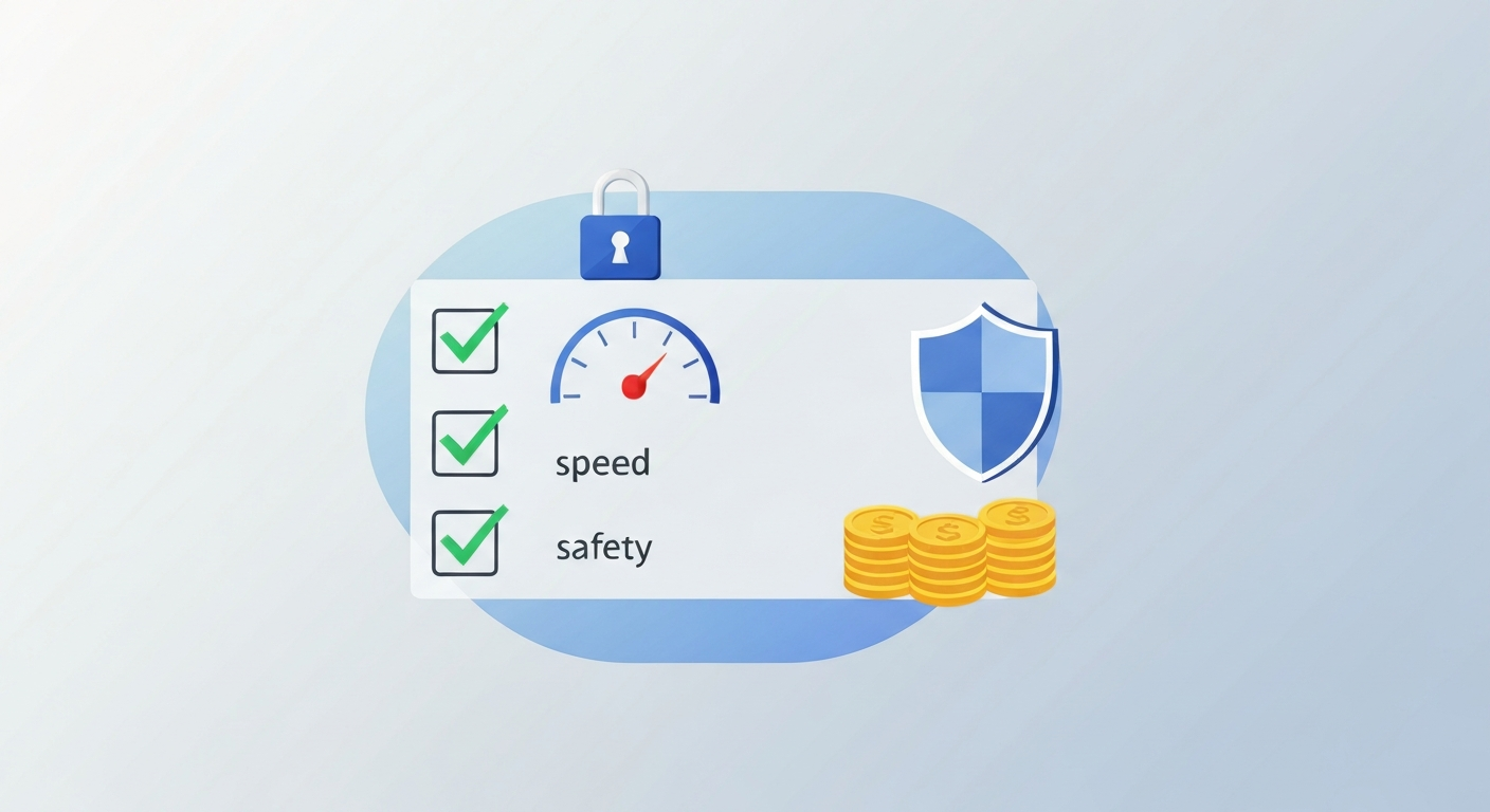 {'section': "What Makes an Unblocked Game Site 'Reliable'?", 'prompt': 'Clean, modern infographic style illustration dep